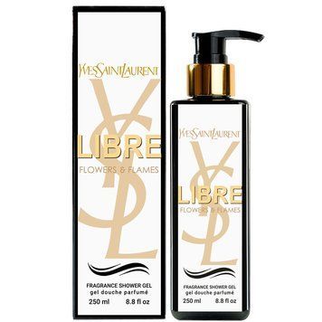 Парфумований гель для душу Yves Saint Laurent Libre Flowers & Flames Exclusive EURO 250 мл 19025-01 фото