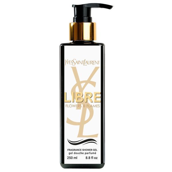 Парфумований гель для душу Yves Saint Laurent Libre Flowers & Flames Exclusive EURO 250 мл 19025-01 фото